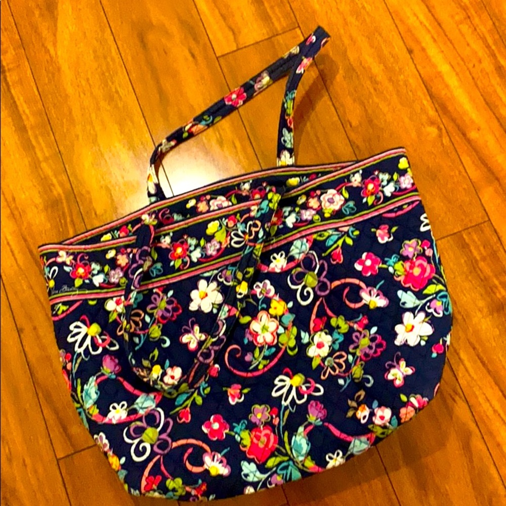 Vintage Vera Bradley Pint Ribbon Tote